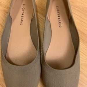 Khaki Flat Shoes